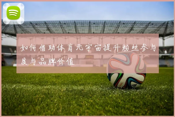 如何借助体育元宇宙提升粉丝参与度与品牌价值